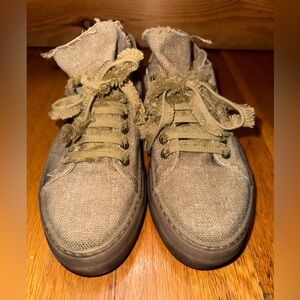 Uma Wang Linen Sneakers in Tan